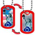 Lenticular Dog Tag with Statue of Liberty Image (Imprinted)